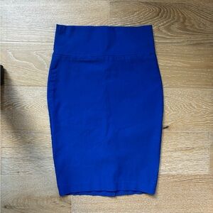 Charlotte Russe Royal Body Con Pencil Mini Skirt Size Small